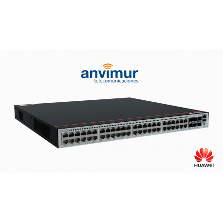 Switch 48 Puertos Giga-T con 4 puertos GE SFP (AC) PoE+ | Huawei