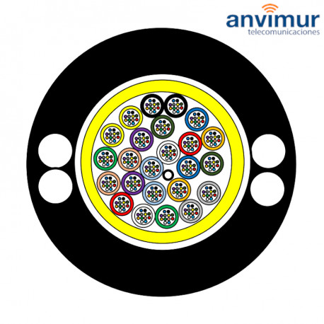 FO-MICRO12ZTT – Fibra de fácil Uso y cubierta polietileno (1 tubo x 12 fibras)