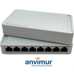 SWITCH ETHERNET 8 PUERTOS 10/100/1000 Mbps